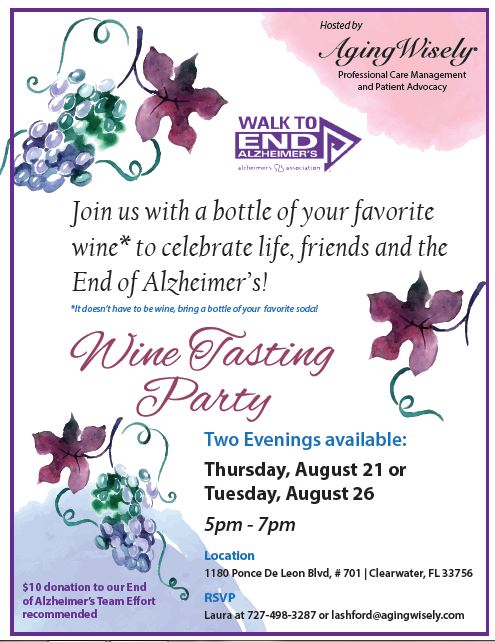 Aging Wisely Alzheimer's Awareness event