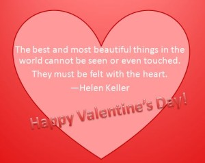 valentine's day helen keller quote