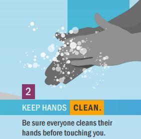 keep hands clean